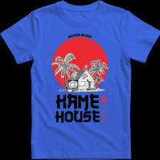 Createyou DRAGON BALL Kame House - Férfi - Királykék - XL férfi póló
