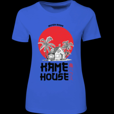 Createyou DRAGON BALL Kame House - Női - Királykék - M női póló
