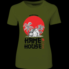 Createyou DRAGON BALL Kame House - Női - Sötétzöld - 2XL