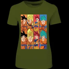 Createyou DRAGON BALL - Női - Sötétzöld - S női póló