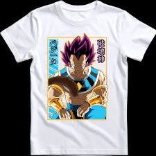Createyou Dragon Ball Vegeta - Férfi - Fehér - XL férfi póló