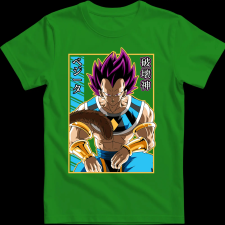 Createyou Dragon Ball Vegeta - Férfi - Zöld - L férfi póló