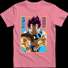Createyou Dragon Ball Vegeta - Gyermek - Pink - XL gyerek póló
