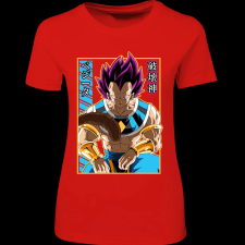 Createyou Dragon Ball Vegeta - Női - Piros - L női póló