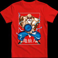 Createyou Dragon Ball Zseniális Teknős - Gyermek - Piros - L