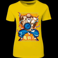 Createyou Dragon Ball Zseniális Teknős - Női - Sárga - L női póló