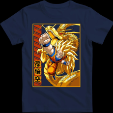 Createyou DragonBall SSJ3 Goku - Férfi - Sötétkék - 3XL