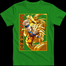 Createyou DragonBall SSJ3 Goku - Férfi - Zöld - 2XL