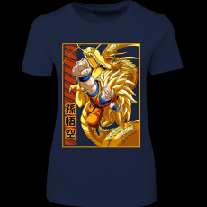 Createyou DragonBall SSJ3 Goku - Női - Sötétkék - XL
