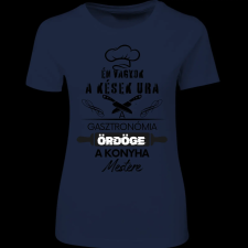 Createyou Én vagyok a kések ura - Női , Sötétkék , M női póló