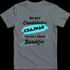 Createyou Egy csodálatos nő barátja - Férfi - Szürke - 2XL