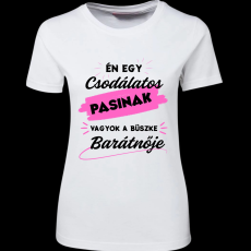 Createyou Egy csodálatos pasi barátnője - Női - Fehér - 2XL