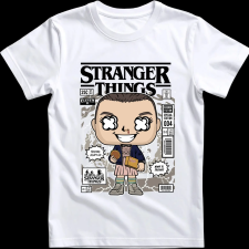 Createyou Eleven With Eggos Stranger Things - Férfi - Fehér - 2XL férfi póló