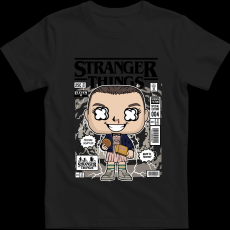 Createyou Eleven With Eggos Stranger Things - Férfi - Fekete - M