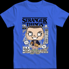 Createyou Eleven With Eggos Stranger Things - Férfi - Királykék - 2XL