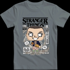 Createyou Eleven With Eggos Stranger Things - Férfi - Szürke - 3XL