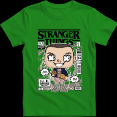 Createyou Eleven With Eggos Stranger Things - Gyermek - Zöld - L