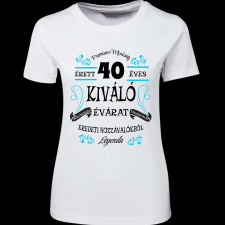 Createyou Érett ... éves ... Legenda - Női , Fehér , 2XL női póló