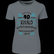 Createyou Érett ... éves ... Legenda - Női , Szürke , M női póló