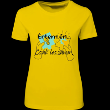 Createyou Értem én.... - Női , Sárga , L női póló