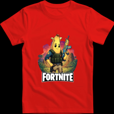 Createyou Fortnite egyedi póló 5 - Férfi - Piros - M férfi póló