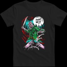 Createyou Friday the 13th - Férfi - Fekete - M férfi póló