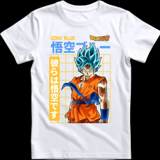 Createyou GOKU BLUE - Férfi - Fehér - L