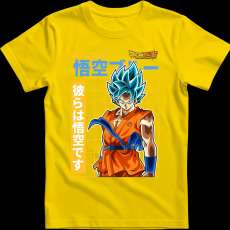 Createyou GOKU BLUE - Férfi - Sárga - M