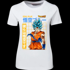 Createyou GOKU BLUE - Női - Fehér - M női póló