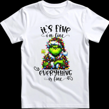 Createyou Grinch - Férfi - Fehér - M férfi póló