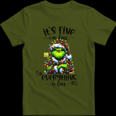 Createyou Grinch - Férfi - Sötétzöld - 3XL
