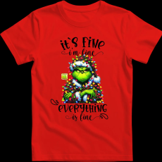 Createyou Grinch - Gyermek - Piros - S