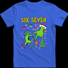 Createyou Grinch six seven - Férfi - Királykék - M férfi póló