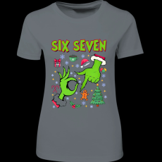 Createyou Grinch six seven - Női - Szürke - 2XL