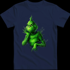 Createyou Grinch szaggatott - Férfi - Sötétkék - S férfi póló