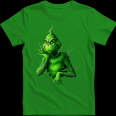 Createyou Grinch szaggatott - Férfi - Zöld - 2XL