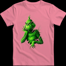 Createyou Grinch szaggatott - Gyermek - Pink - M gyerek póló
