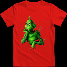 Createyou Grinch szaggatott - Gyermek - Piros - XS