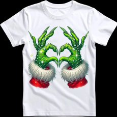 Createyou Grincs szív - Férfi - Fehér - M
