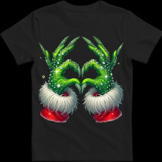 Createyou Grincs szív - Férfi - Fekete - L