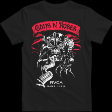 Createyou Guns N' Roses 2 - Férfi - Fekete - S férfi póló