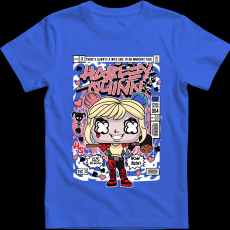 Createyou Harley Quinn - Férfi - Királykék - S