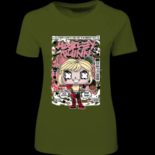 Createyou Harley Quinn - Női - Sötétzöld - S női póló