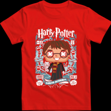 Createyou Harry Potter - Gyermek - Piros - L gyerek póló