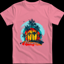 Createyou Hawaii - Férfi , Pink , 3XL férfi póló