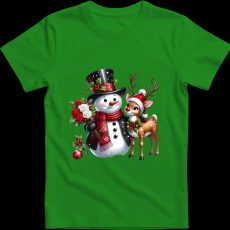 Createyou Hóember szarvassal - Férfi - Zöld - S