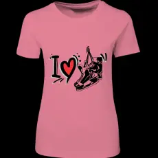 Createyou I love Hockey - Női , Pink , M