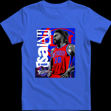 Createyou ISAIAH STEWART - Gyermek - Királykék - S gyerek póló