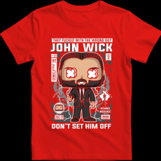 Createyou John Wick - Férfi - Piros - S