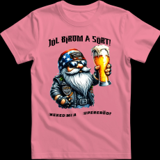 Createyou Jól bírom a sört - Férfi - Pink - XL